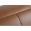 Titan Furnishings 7-Piece 1 Console 3-Power Reclining Leather Sectional in Brown