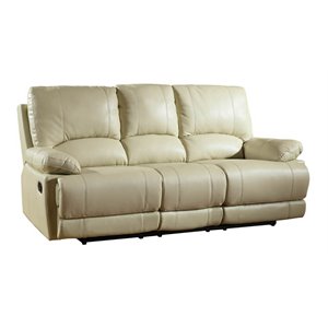 titan furnishings leather air upholstery sofa with fiber back