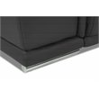 Titan Furnishings Genuine Leather Power Reclining Sofa Set in Dark Gray