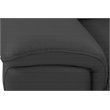 Titan Furnishings Genuine Leather Power Reclining Sofa Set in Dark Gray