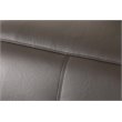 Titan Furnishings 8-Piece 2-Console 4-Power Reclining Leather Sectional in Gray