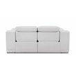 Titan Furnishings Genuine Leather Power Reclining Sofa & Loveseat in White