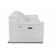 Titan Furnishings Genuine Leather Power Reclining Sofa & Loveseat in White