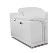 Titan Furnishings Genuine Leather Power Reclining Sofa & Loveseat in White