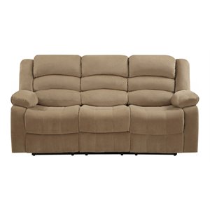 titan furnishings transitional microfiber fabric upholstery sofa