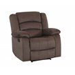 Titan Furnishings Microfiber Fabric Upholstered Sofa Set in Brown