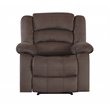 Titan Furnishings Microfiber Fabric Upholstered Sofa Set in Brown