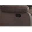 Titan Furnishings Microfiber Fabric Upholstered Sofa Set in Brown
