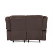 Titan Furnishings Microfiber Fabric Upholstered Sofa Set in Brown