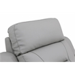 Titan Furnishings Modern Faux Leather Upholstered Sofa Set in Gray