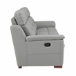 Titan Furnishings Modern Faux Leather Upholstered Sofa Set in Gray