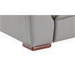 Titan Furnishings Modern Faux Leather Upholstered Chair in Gray
