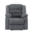 Titan Furnishings Microfiber Fabric Upholstered Sofa Set in Gray