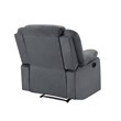 Titan Furnishings Microfiber Fabric Upholstered Sofa Set in Gray