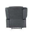 Titan Furnishings Microfiber Fabric Upholstered Sofa Set in Gray