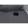 Titan Furnishings Microfiber Fabric Upholstered Sofa Set in Gray