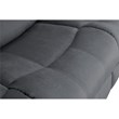 Titan Furnishings Microfiber Fabric Upholstered Sofa Set in Gray