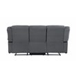 Titan Furnishings Transitional Microfiber Fabric Upholstered Sofa in Gray