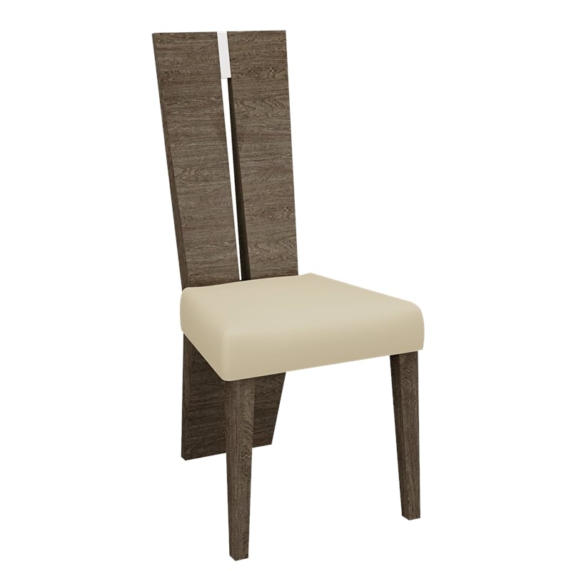 Titan Furnishings Modern Lacquer Wood Dining Table in High Gloss Gray