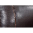 Titan Furnishings Transitional Faux Leather Console Loveseat in Brown
