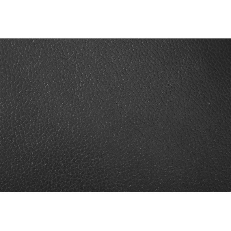 Titan Furnishings Transitional Faux Leather Console Loveseat in Gray