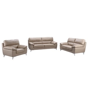 modern faux leather upholstered sofa