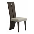 Titan Furnishings Modern Lacquer Wood Dining Chair in High Gloss Gray