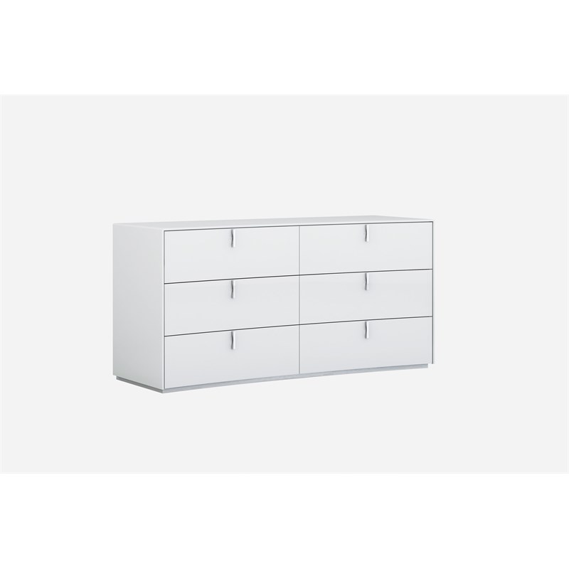 Titan Furnishings Polo 4-Piece Wood Queen Bedroom Set in White