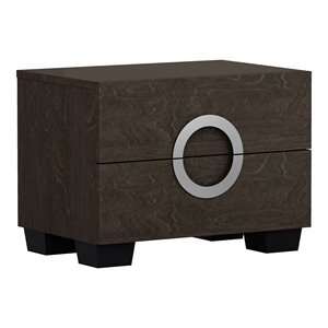 titan furnishings rita modern lacquer wood nightstand