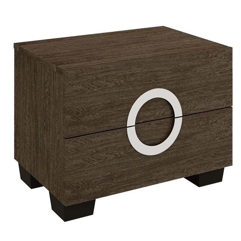 Titan Furnishings Rita 4-Piece Wood Queen Bedroom Set in Gray