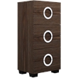 Titan Furnishings Rita 4-Piece Wood Queen Bedroom Set in Wenge Color