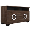 Titan Furnishings Rita 4-Piece Wood Queen Bedroom Set in Wenge Color
