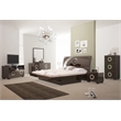 Titan Furnishings Rita 4-Piece Wood Queen Bedroom Set in Wenge Color