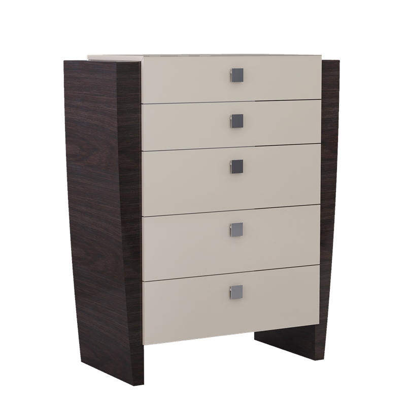 Titan Furnishings Sofia 4-Piece Wood Eastern King Bedroom Set in Beige