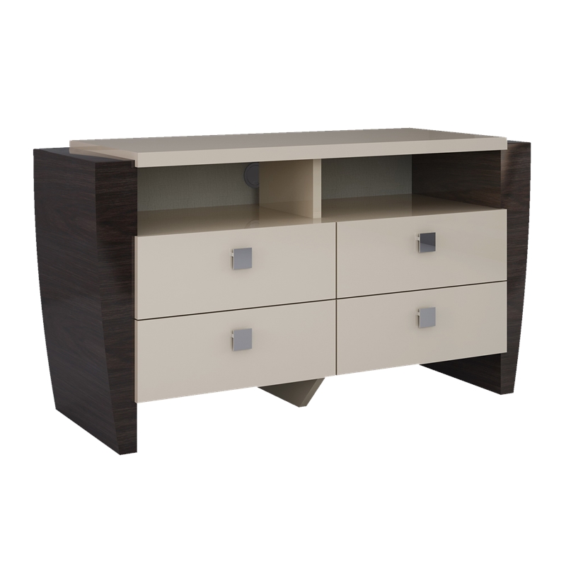 Titan Furnishings Sofia 4-Piece Wood Queen Bedroom Set in Beige
