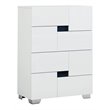 Titan Furnishings Waldorf Modern Lacquer Wood Chest in White