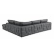 Titan Furnishings Transitional Italian Top Grain Leather Sectional