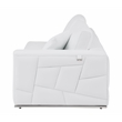 Titan Furnishings Transitional Italian Top Grain Leather Sectional White