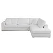 Titan Furnishings Transitional Italian Top Grain Leather Sectional