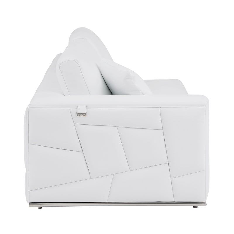 Titan Furnishings Transitional Italian Top Grain Leather Sectional