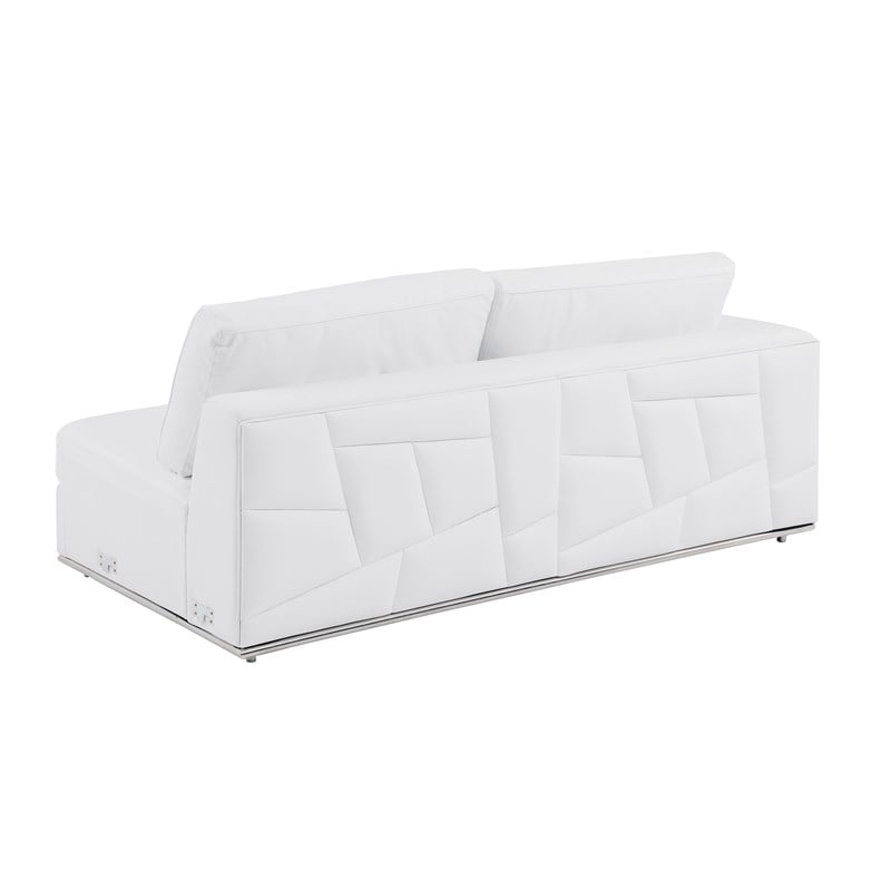 Titan Furnishings Transitional Italian Top Grain Leather Sectional