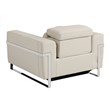 Titan Furnishings Italian Leather Sofa Set with Power Recliner in Beige
