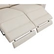 Titan Furnishings Italian Leather Sofa Set with Power Recliner in Beige