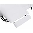 Titan Furnishings Italian Leather Sofa with Power Recliner in White