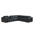 Titan Furnishings 6-Piece 1 Console 3-Power Reclining Italian Leather Sectional
