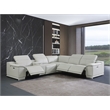 Titan Furnishings 6-Piece 1 Console 3-Power Reclining Italian Leather Sectional
