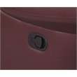 Titan Furnishings 2-Piece Leather Sofa with Console Loveseat in Burgundy Red