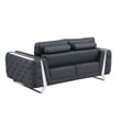 Titan Furnishings Modern Genuine Italian Leather Upholstered Sofa and Loveseat