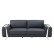 Titan Furnishings Modern Genuine Italian Leather Upholstered Sofa