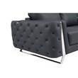 Titan Furnishings Modern Genuine Italian Leather Upholstered Sofa